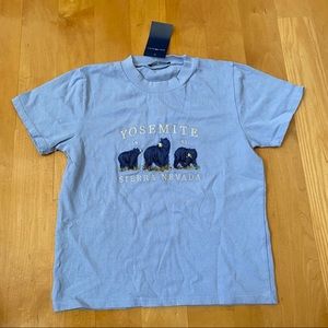 Brandy Melville Helen Yosemite Bear Graphic NWT